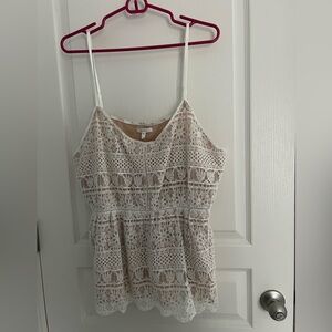 White Lace Women’s Top